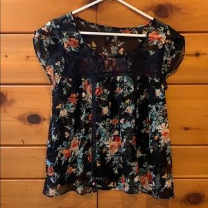 Sheer blouse
